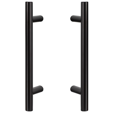 Sure-Loc Hardware Sure-Loc Hardware Shower Door Handle, 12, Round, 2-sided, Vintage Bronze SHR-RD1 11P